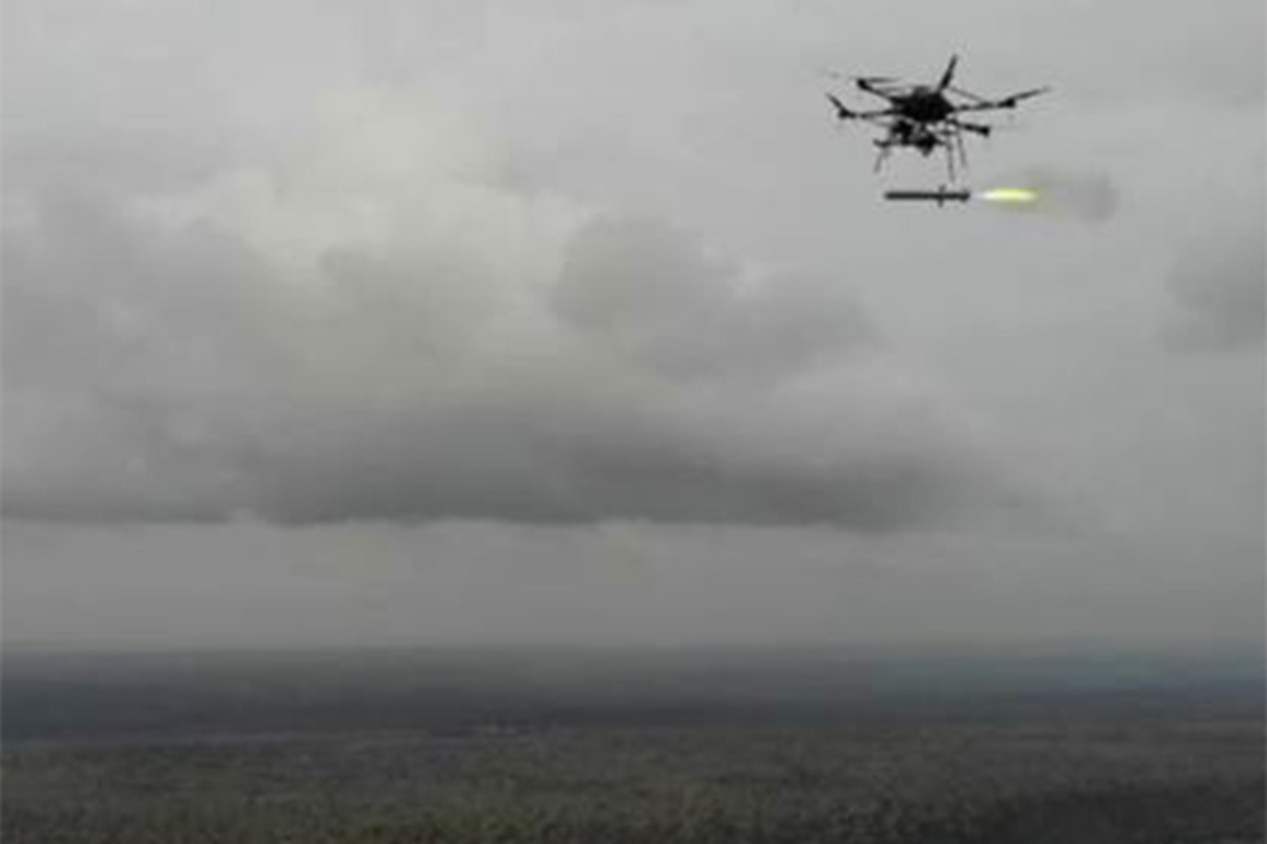 DRDO conducts successful flight trials of unmanned aerial vehicle launched precision guided missile-V3