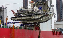  The Deep Dig-It will be controlled from Van Oord’s offshore installation vessel MPI Adventure as it is used on an offshore wind farm cabling project in the Netherlands