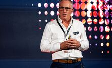 Brad Moore speaking at a recent Seequent Connect event in Perth.