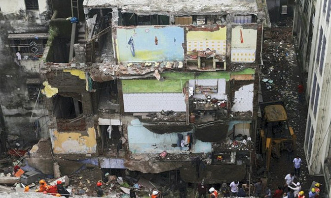 Death toll in India building collapse jumps to 35 Death toll in India building collapse jumps to 35