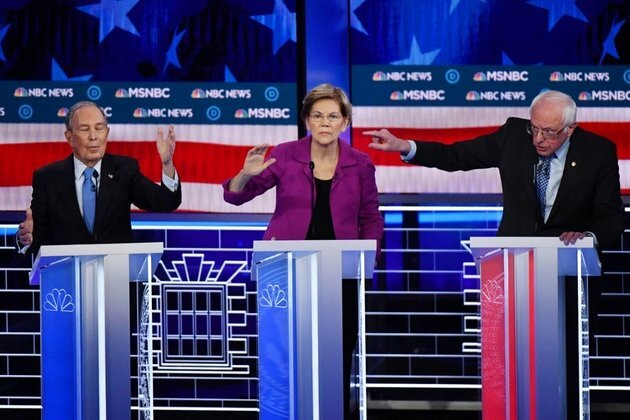 Democrats bare fangs at Bloomberg in fiery debate