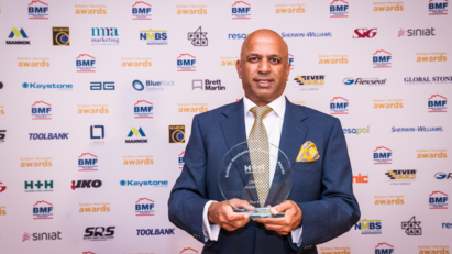 Vick Patel wins Builders' Merchants awards Lifetime Achievement Award