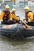 Building trade boost for RNLI's flood rescue team