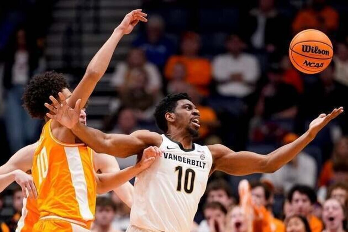 Vanderbilt beats rival Tennessee for 2nd time in week's span