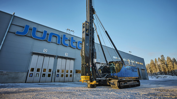 Junttan’s new PM5 rig is said to represent a new generation of pile driving