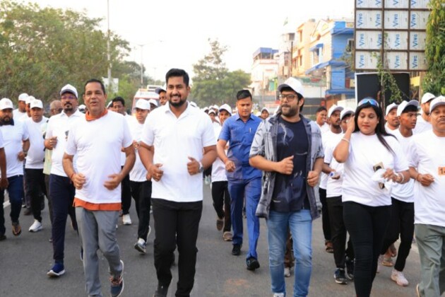 Odisha's Sports and Youth Services Minister Suryabanshi Suraj promotes Fit India Movement via unique Heritage Marathon