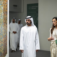 Khalifa bin Tahnoon bin Mohammed visits 17th Abu Dhabi Art