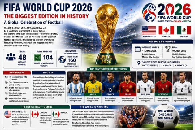 FIFA World Cup 2026: The World Awaits the Largest Spectacle in History