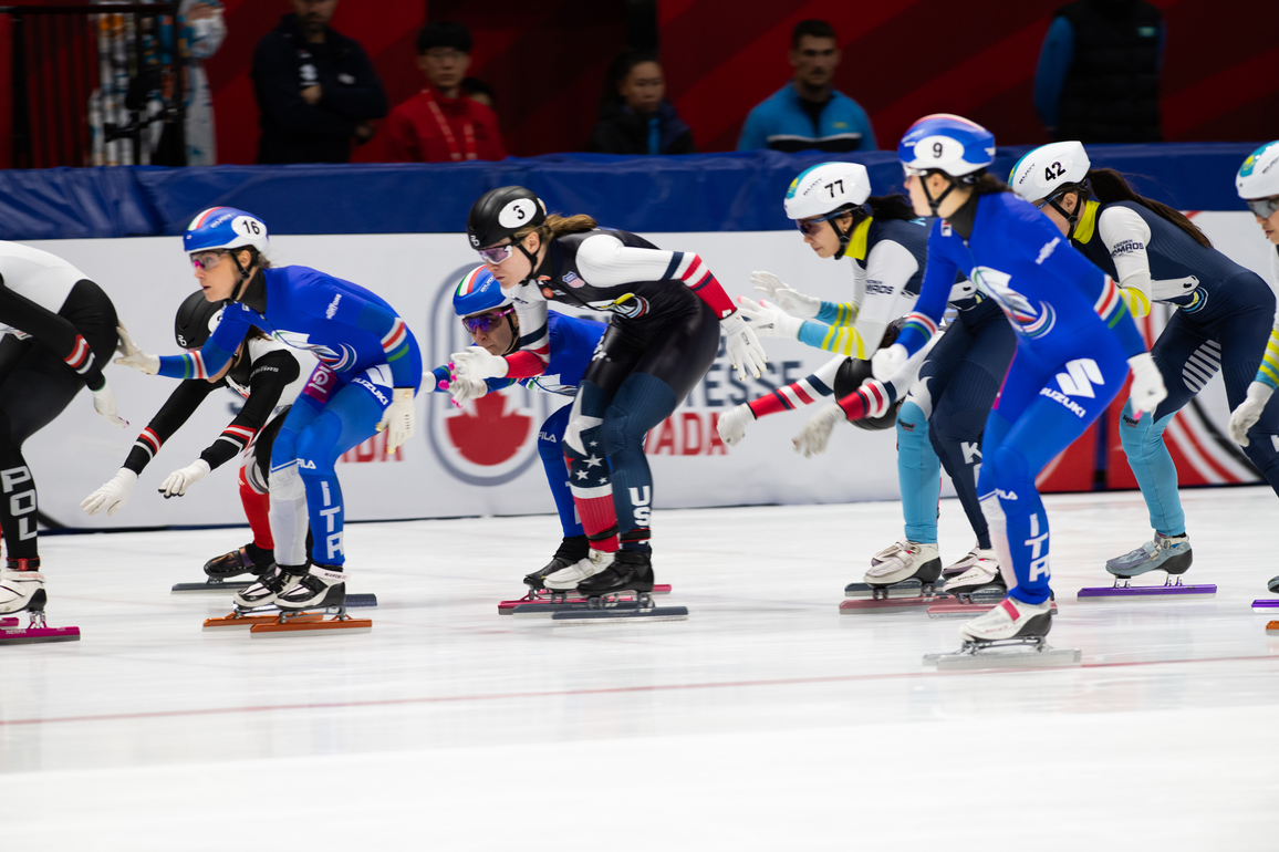 (SP)CANADA-MONTREAL-ISU SHORT TRACK SKATING-WOMEN'S 3000M RELAY