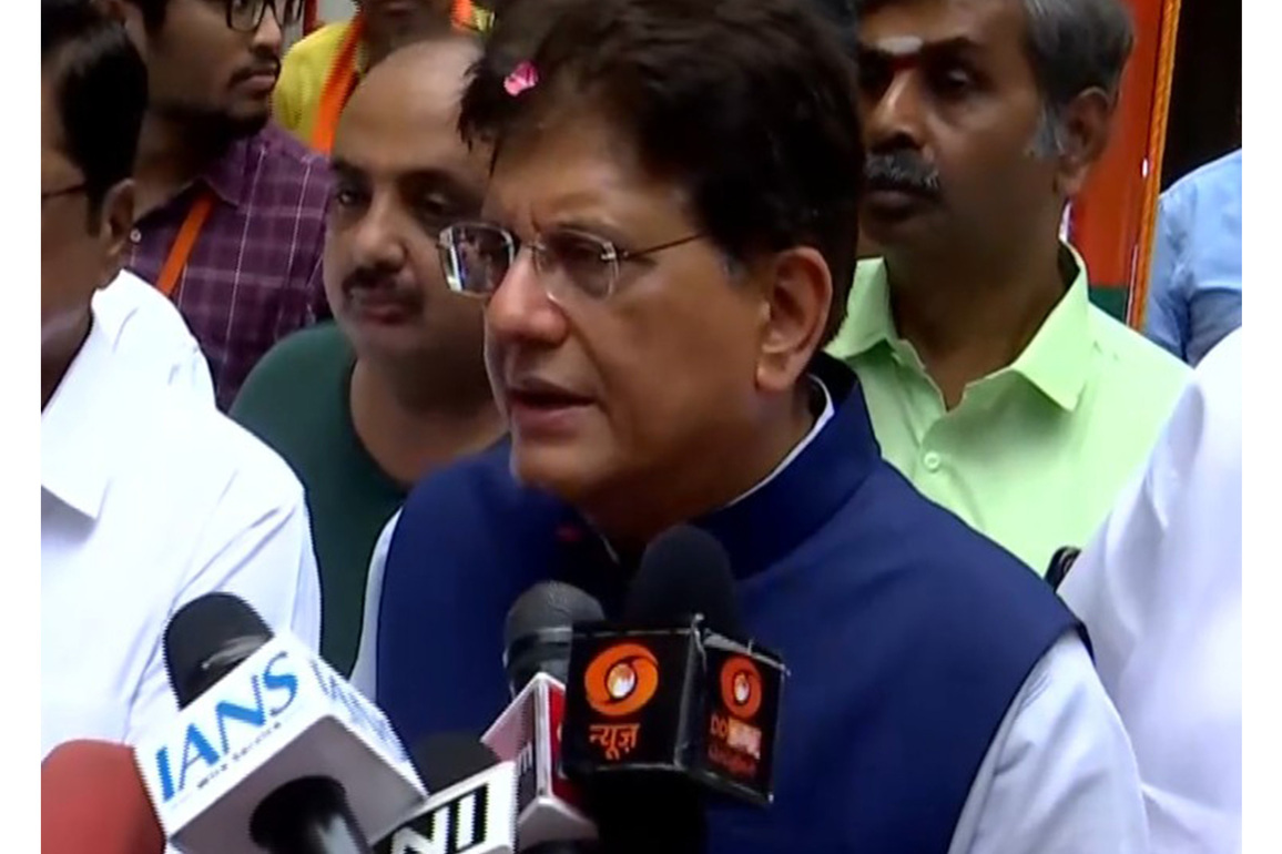 Piyush Goyal greets BJP workers on Foundation Day, hoists Party flag in Chennai