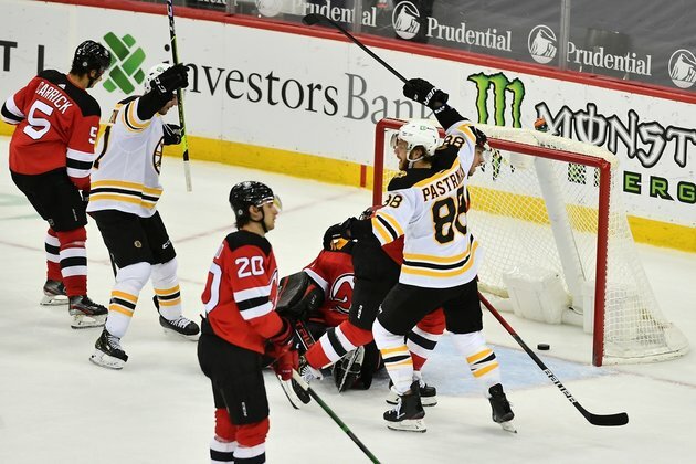 Playoff berth assured, Bruins look to dump Devils again