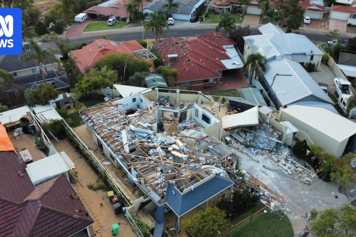 A year on from 'freak' tornado, Bunbury residents still picking up the pieces