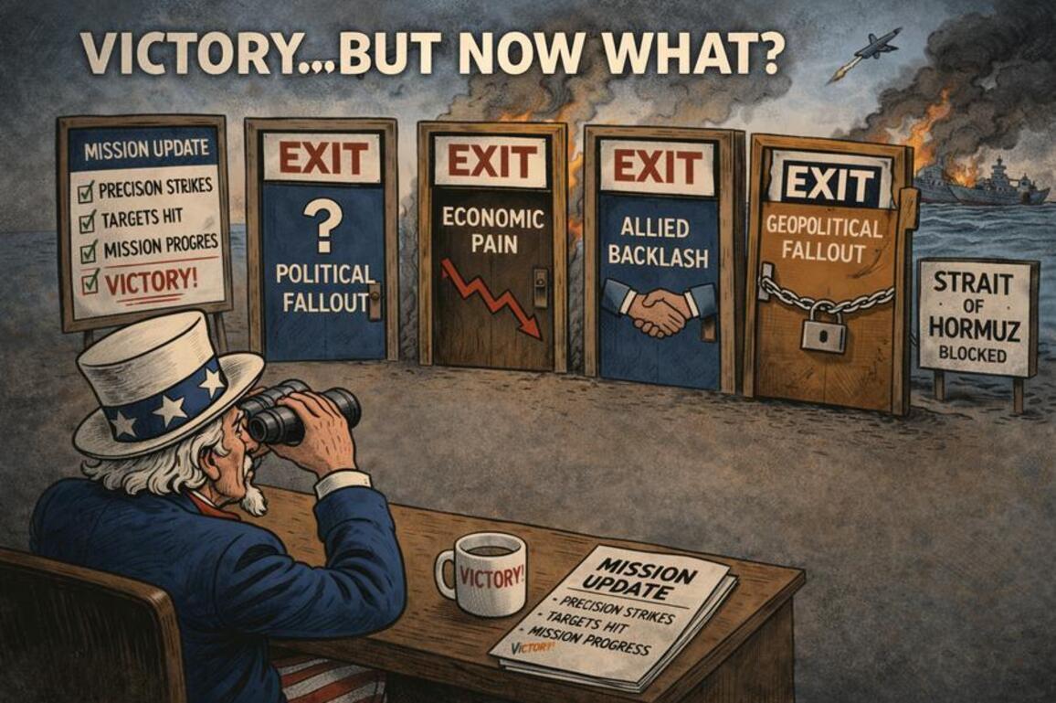 Opinion: Where's the exit? Washington hunts for an off-ramp to Iran war