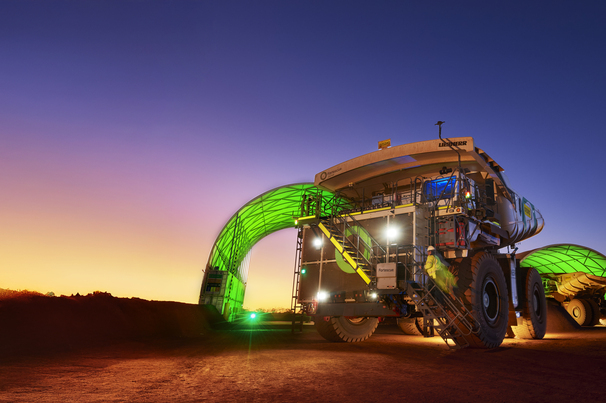 Fortescue’s battery electric haul truck prototype.