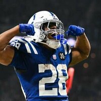Jonathan Taylor, Colts run past Falcons in Germany