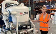 Gillian Summers with one of Brain Industries' pumps.