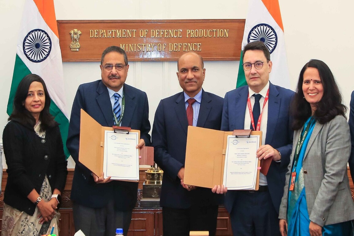IOL, SAFRAN sign collaboration agreement to manufacture two high-precision, combat-proven systems in India