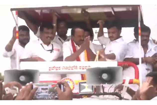 TVK candidate KA Sengottaiyan secures 9th victory from Gobichettipalayam assembly, holds roadshow