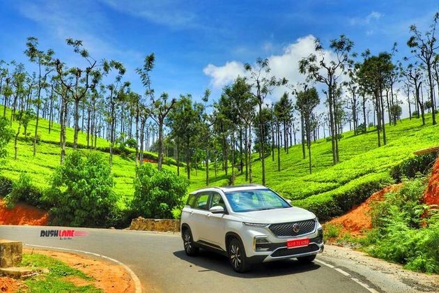MG Hector photos detailed from Media Test Drive in Coimbatore