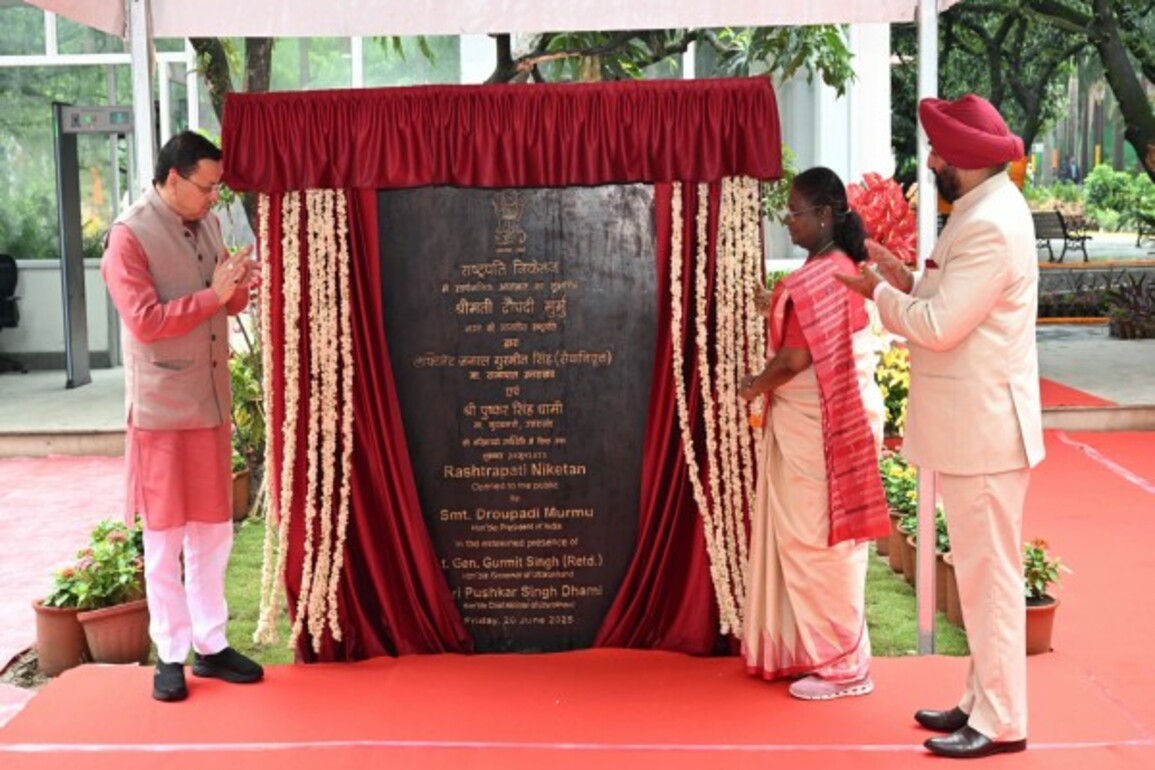 President Droupadi Murmu graces opening of Rashtrapati Tapovan, Rashtrapati Niketan for public visit in Dehradun