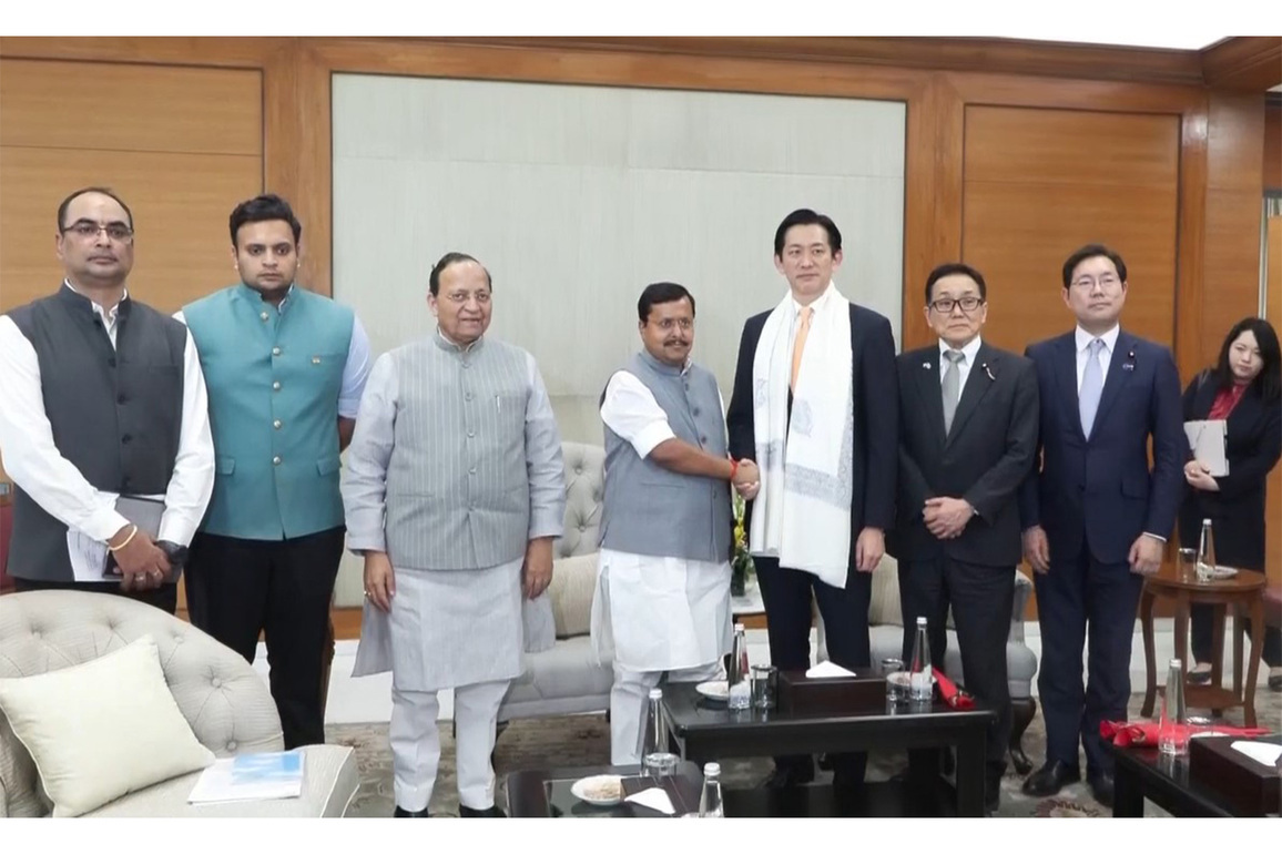 Japanese delegation meets BJP National President Nitin Nabin