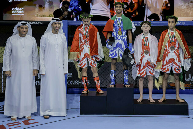 Saif Alblooshi wins UAE's first gold medal at IMMAF Youth World Championships in Al Ain