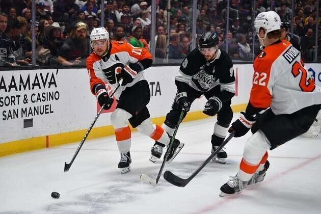 Flyers extend road win streak with shootout triumph over Kings