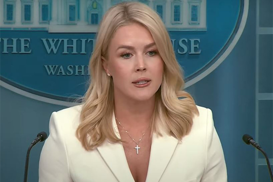 "Deport yourself now or you'll be locked up": White House Press Secretary's warns 'foreign terrorists' in US