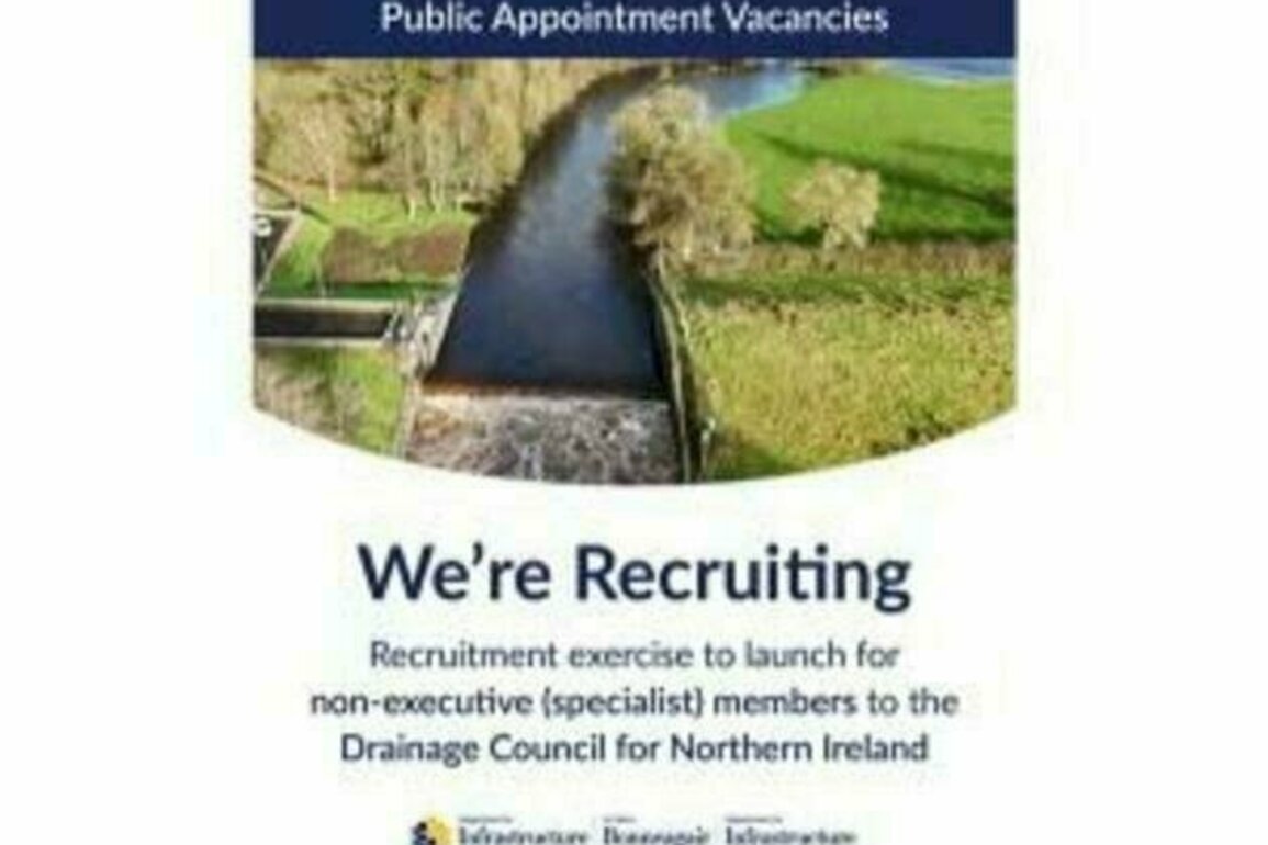 Recruitment competition for Non-Executive Members for the Drainage Council Northern Ireland