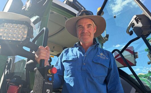 Simon Barbary believes autonomy can provide substantial benefits for him and his property at Woomelang in north-western Victoria. 