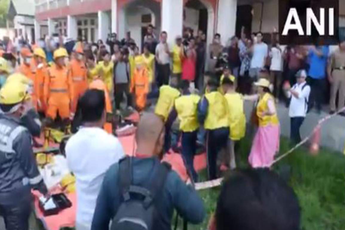 Manipur: Mock drill conducted in Imphal to test emergency preparedness