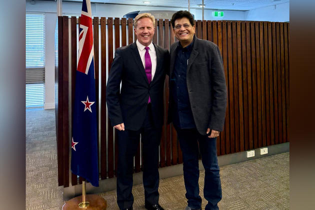 Piyush Goyal welcomed by New Zealand Trade Minister during visit for FTA talks