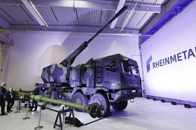 German arms giant reports booming sales