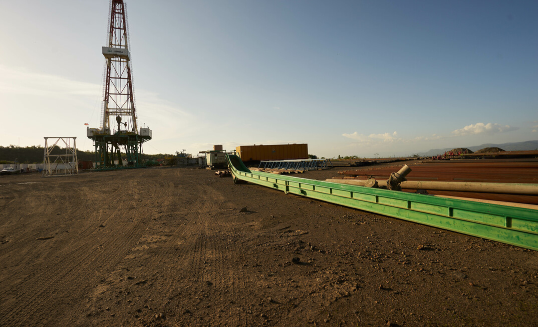 The 105MW Menengai geothermal plant is under construction in the heart of the Rift Valley, northwest of Nairobi, Kenya