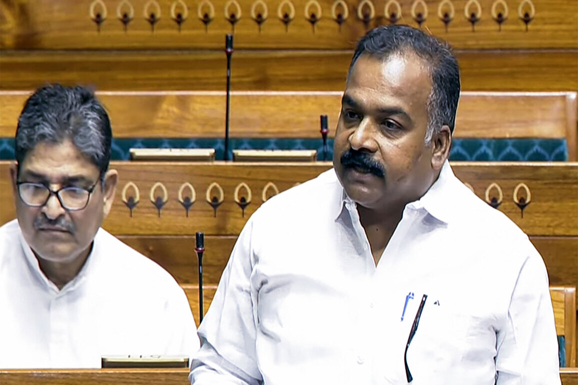 "Babasaheb's warning stands vindicated": Congress' Manickam Tagore remembers BR Ambedkar, slams Centre over "rushed Parliament session"