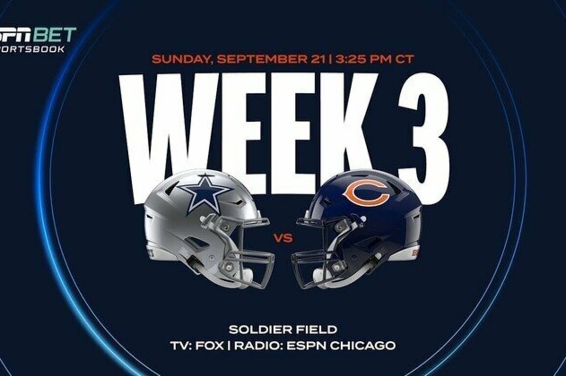 How to watch, listen to, stream Bears-Cowboys Week 3 game