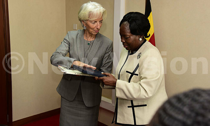 IMF boss Christine Lagarde meets Kadaga IMF boss Christine Lagarde meets Kadaga