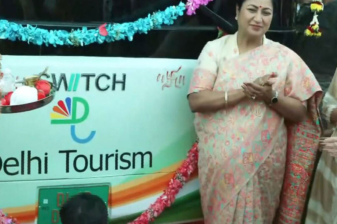 Delhi CM Rekha Gupta launches double-decker bus service in national capital