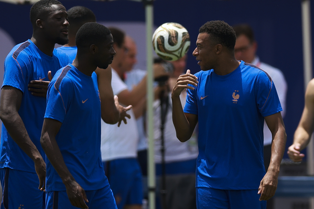 (SP)U.S.-DALLAS-FIFA WORLD CUP-TEAM FRANCE-TRAINING