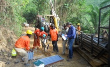  Drilling at Pinecrest Resources’ Enchi gold project in Ghana