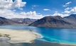 Pangong lake in ladakh, India - World highest salted lake Credit: Shutterstock /PabouV 
