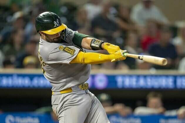A's hope Shea Langeliers stays on tear vs. Twins