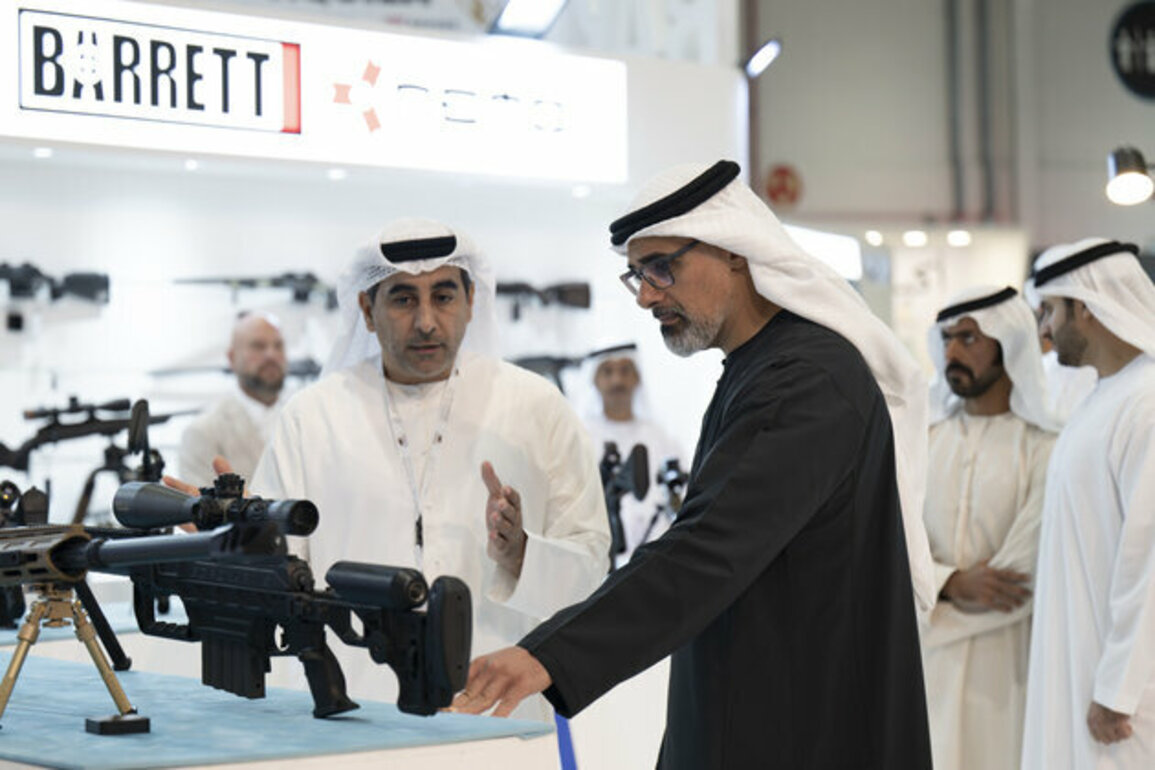 Khaled bin Mohamed bin Zayed visits ADIHEX 2025