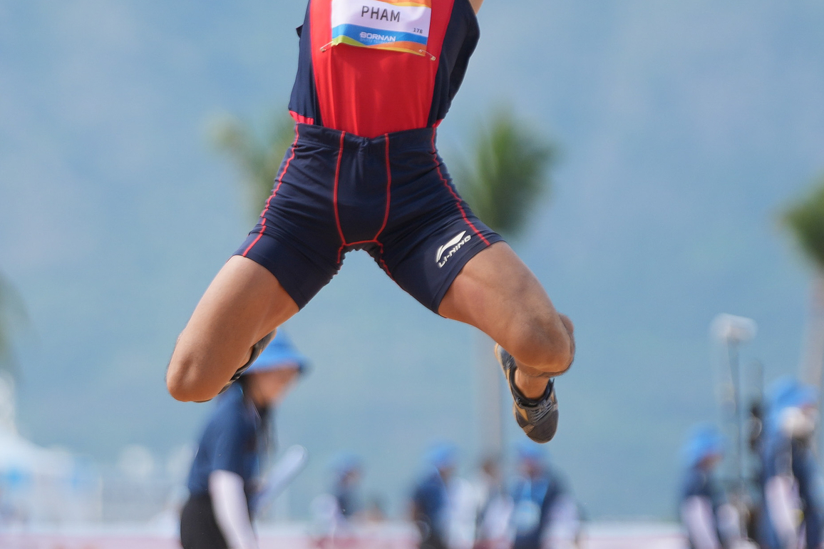 (SP)CHINA-HAINAN-SANYA-ASIAN BEACH GAMES-BEACH ATHLETICS-MEN'S LONG JUMP FINAL (CN)