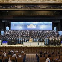 Salem Al Qasimi attends SEA's 3rd graduation ceremony