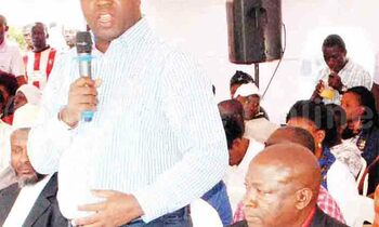 Fred Magezi (ayogera) okuva mu ofiisi ya minisita w’ebyokwerinda, Ssentebe wa CATDA Abbey Mugumba (wakati), n’omuwandiisi wa CATDA Med Nsubuga (ku ddyo). Fred Magezi (ayogera) okuva mu ofiisi ya minisita w’ebyokwerinda, Ssentebe wa CATDA Abbey Mugumba (wakati), n’omuwandiisi wa CATDA Med Nsubuga (ku ddyo).