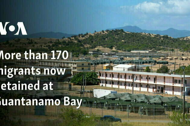 More than 170 migrants now detained at Guantanamo Bay