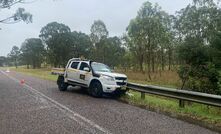  The barrier intruded into the front passenger side of the vehicle. 