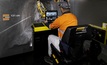 An Immersive Technologies’ IM360+ advanced equipment simulator equipped with an Epiroc production drill Conversion Kit