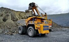 A 220-ton BELAZ-75309 at Lebedinsky GOK